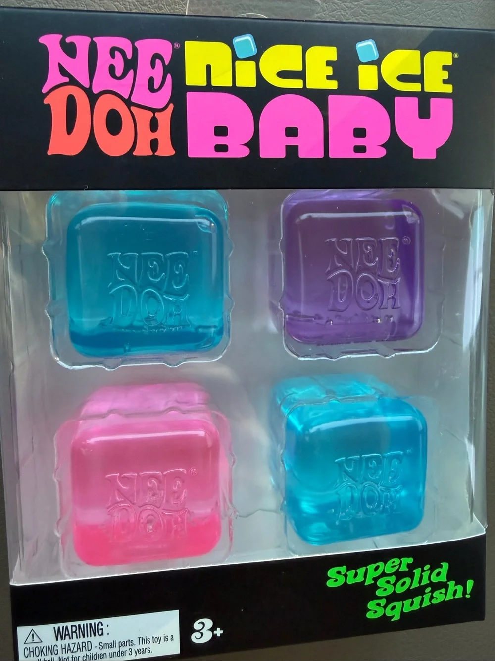 Nice Ice Baby Super Solid Squish - Pink, Blue, Purple Set